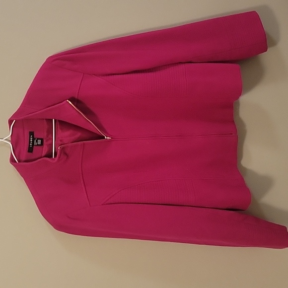 Pink Loubin Zip Up Jacket - Picture 1 of 4